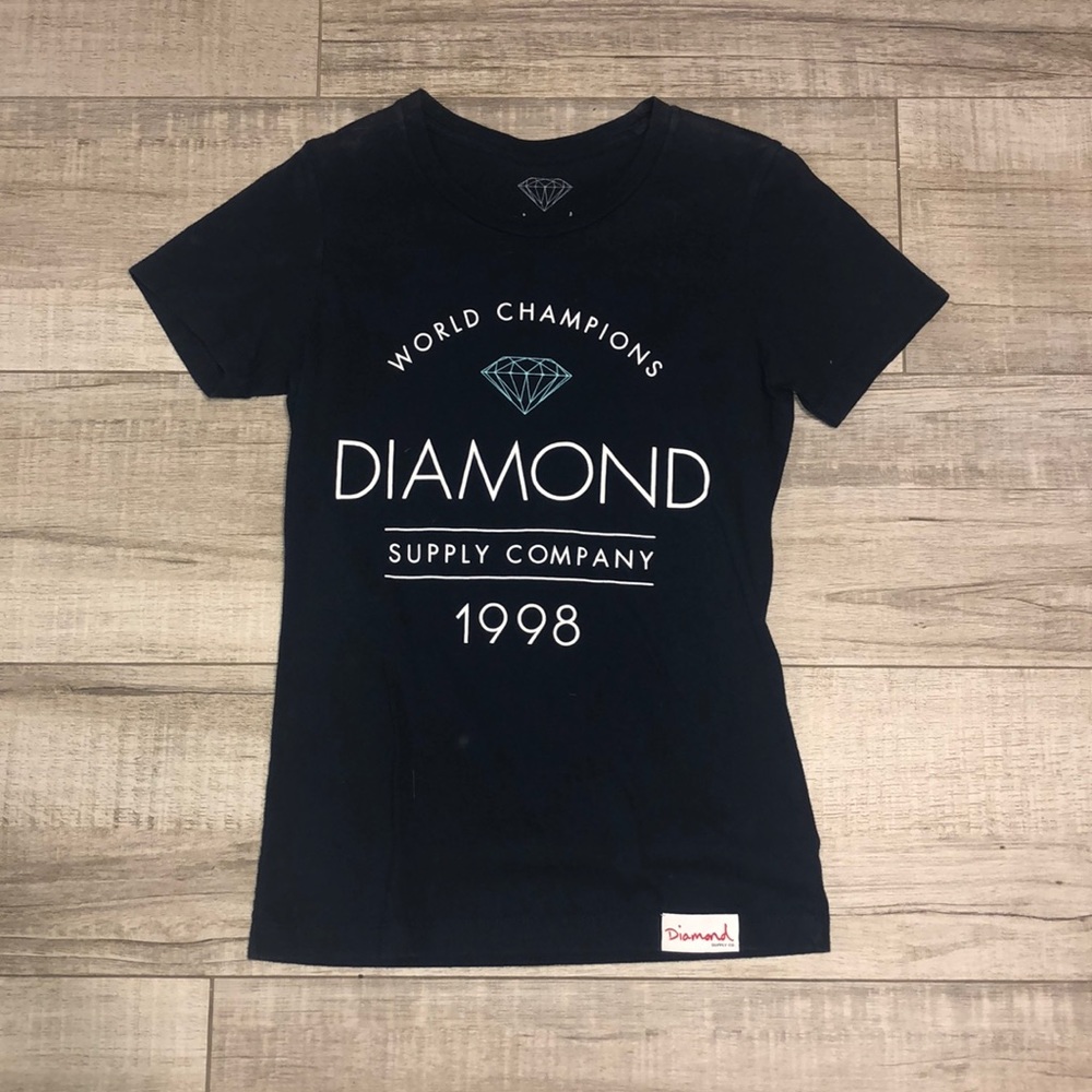 Navy Blue Diamond t shirt